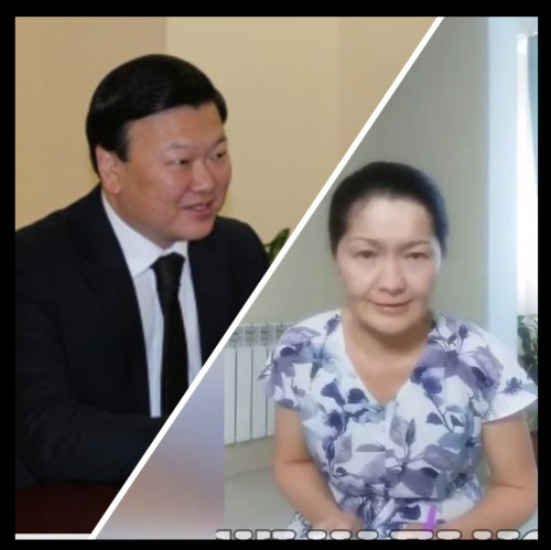Алексей Цой мен реабилитолог Айна Бакеева сөйлесті