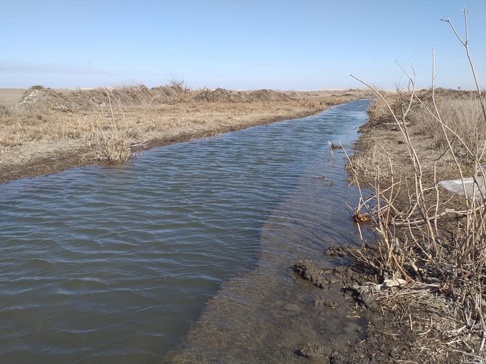 В Казталовском районе ЗКО пруды наполнились талыми водами