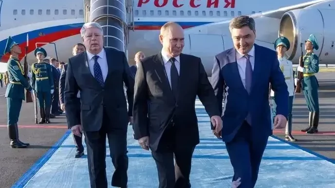 Путин Астанаға келді