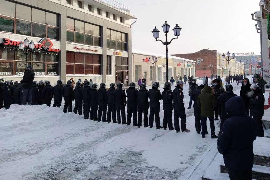 Иркутсктегі митинг