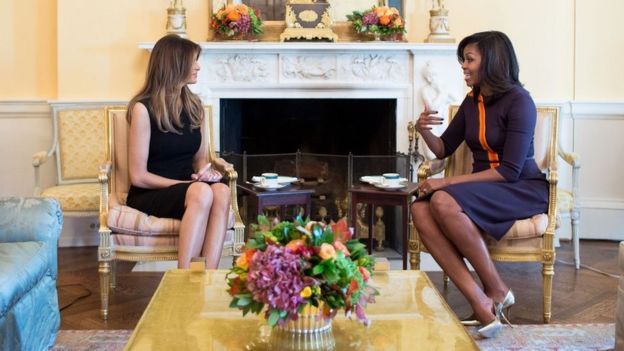 Melania Trump ve Michelle Obama