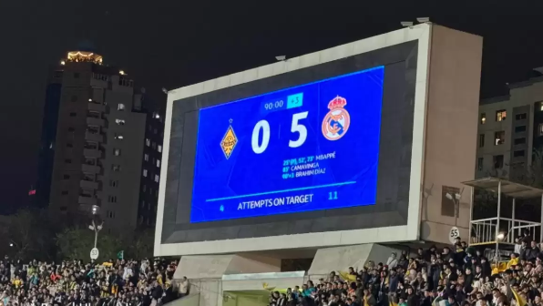«Қайрат» «Реал-Мадридтен» 5-0 есебімен жеңілді