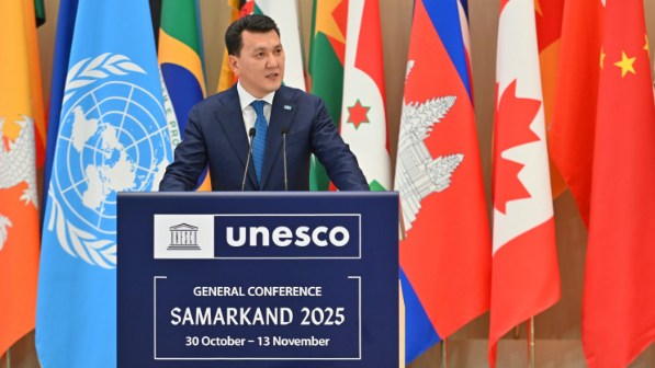 Мемлекеттік кеңесші ЮНЕСКО-ның Бас конференциясында Қазақстан Президентінің жаңа бастамалары туралы айтты