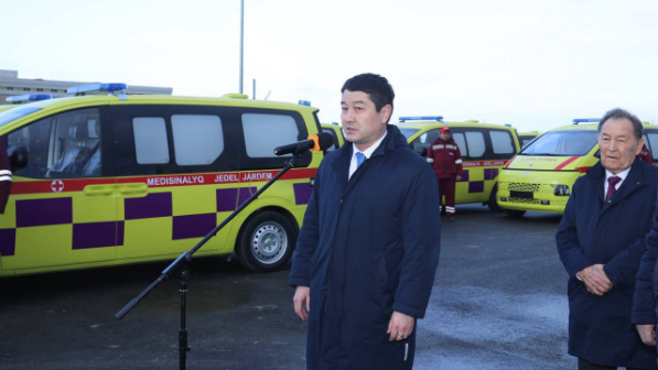 Служба скорой помощи Мангистауской области пополнилась 32 новыми автомобилями