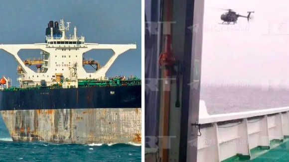 АҚШ Атлант мұхитында Ресей туымен жүрген мұнай танкерін басып алды