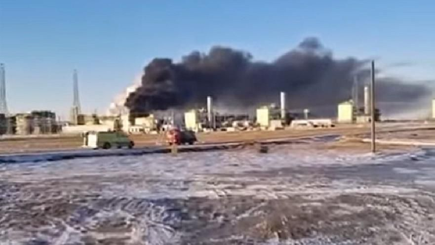 Теңіз кен орнында өрт шықты