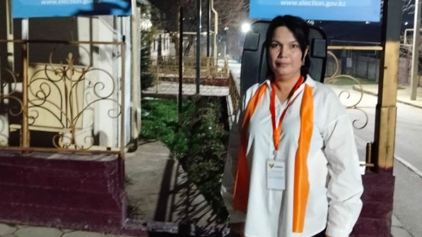 Наблюдатели фонда «Ел Дауысы» первыми прибыли на участки по всей стране!