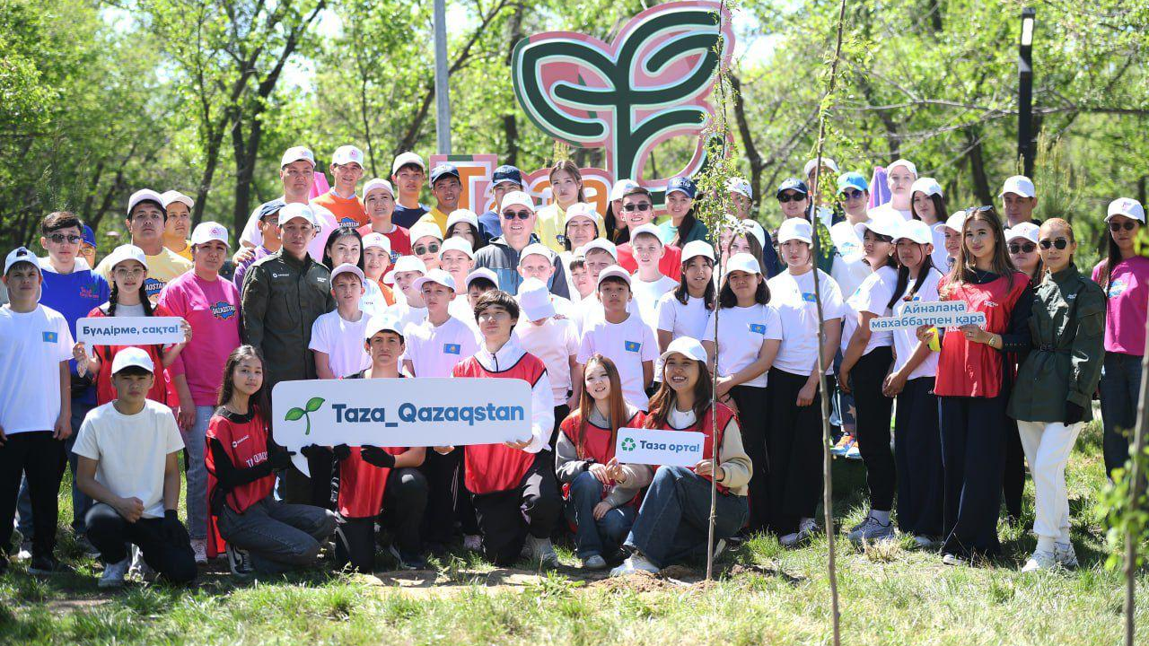 «Таза Қазақстан»: Алматы облысында 47 мың адам қатысқан ауқымды сенбілік өтті